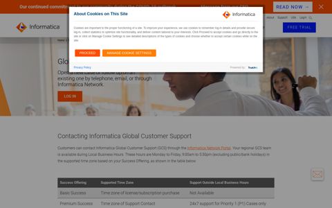 Contacting Informatica Global Customer Support