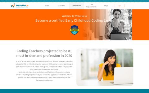 Teacher Registration | Coding for Kids | WhiteHat Jr.