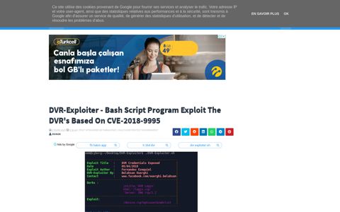 DVR-Exploiter - Bash Script Program Exploit The DVR's ...