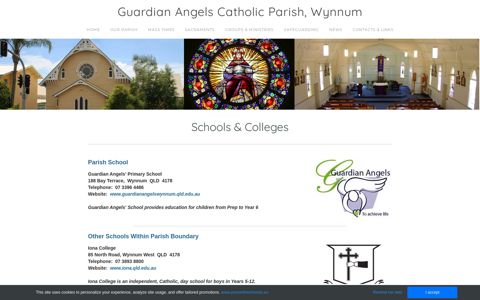 Schools & Colleges - Guardian Angels Catholic Parish, Wynnum