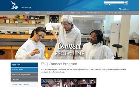 Admissions - Connect - UNF