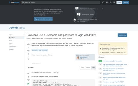 How can I use a username and password to login with PHP ...