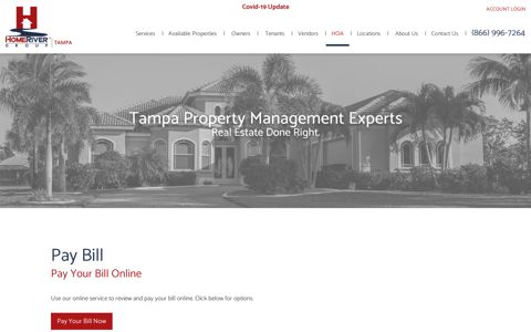 Pay Bill | HomeRiver Group® Tampa