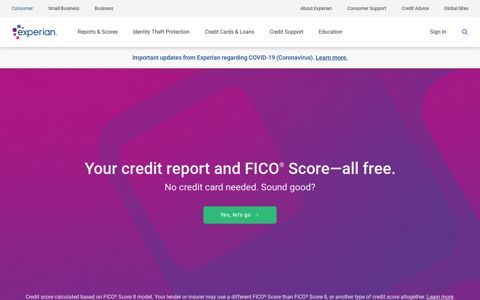 Experian: Check Your Free Credit Report & FICO® Score