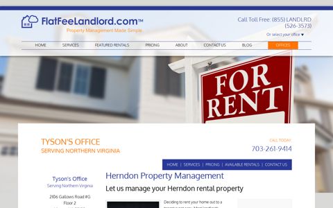 Herndon Property Management - Flat Fee Landlord