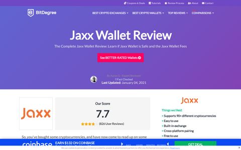 Complete Jaxx Wallet Review: is Jaxx Your Best Choice?
