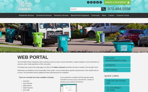 Web Portal - Gallegos Sanitation