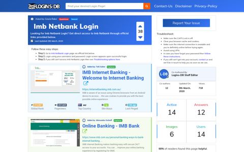 Imb Netbank Login - Logins-DB