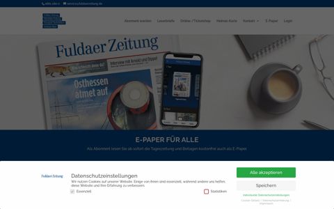 Fuldaer Zeitung Service | Die Service-Seite Ihrer Tageszeitung