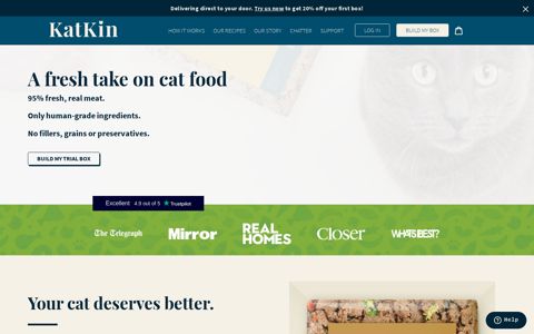 KatKin - A fresh take on cat food