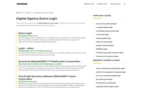 Digital Agency Evero Login ❤️ One Click Access - iLoveLogin