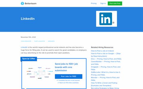 LinkedIn — Pricing Info, Posting for Better Results & FAQs