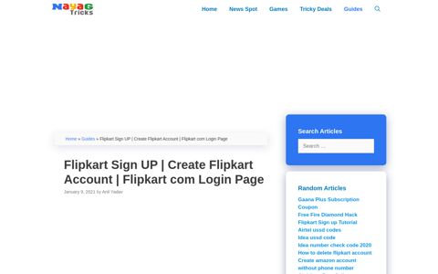 Flipkart Sign UP | Create Flipkart Account | Flipkart com Login ...