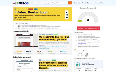 Infobox Router Login - штыефпкфь login 0 Views
