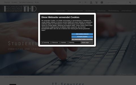 IT Services | THD - Technische Hochschule Deggendorf