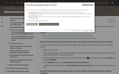 How to Access Oracle Identity Cloud Service