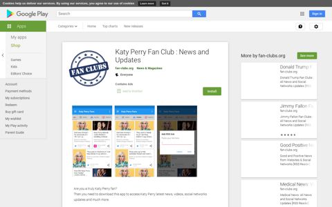 Katy Perry Fan Club : News and Updates - Apps on Google Play