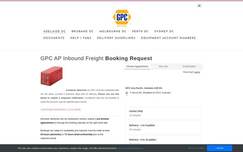 Adelaide DC - GPC Asia Pacific Pty Ltd