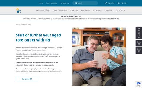 Careers & Study | IRT