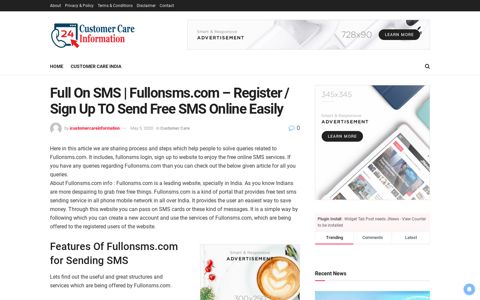 Full On SMS | Fullonsms.com – Register / Sign Up TO Send ...