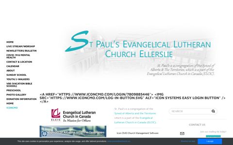 iconcmo - St. Paul's Lutheran Church, Ellerslie Edmonton, AB