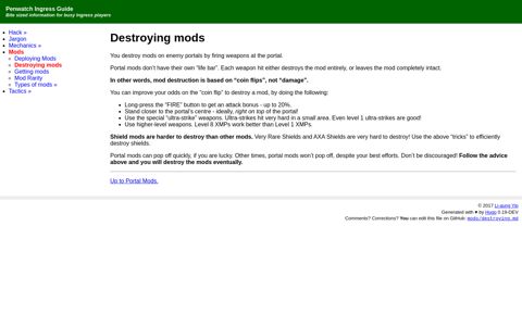 Destroying mods - penwatch.net