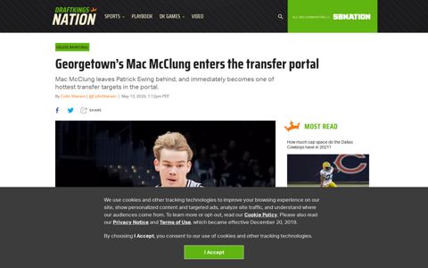 Mac McClung news: Georgetown guard enters the transfer portal