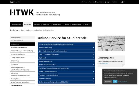 HTWK Leipzig Online-Services