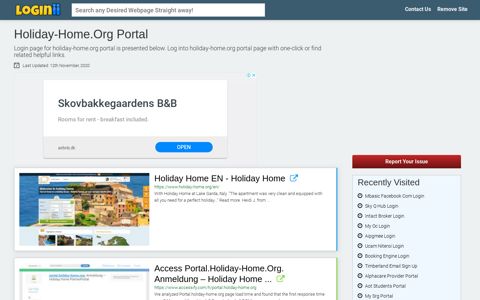 Holiday-home.org Portal