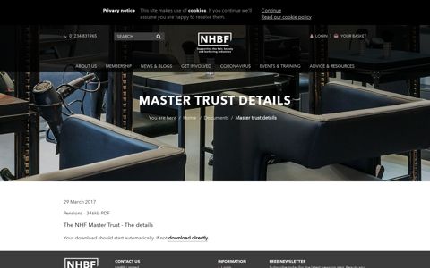 The Salvus Master Trust: The Details - NHBF
