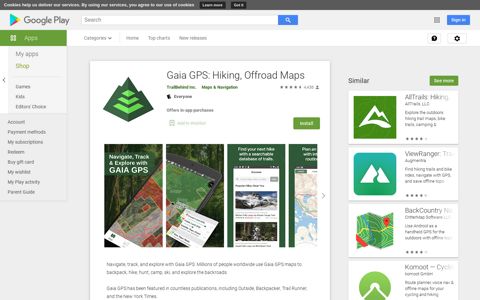 Gaia GPS: Hiking, Offroad Maps - Apps on Google Play