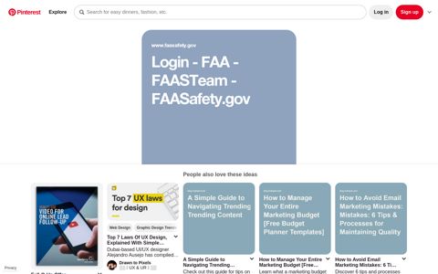 Login - FAA - FAASTeam - FAASafety.gov - Pinterest