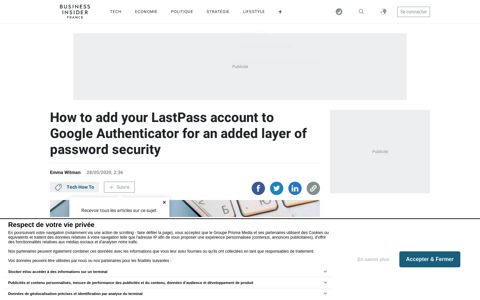 How to add a LastPass account to Google Authenticator ...