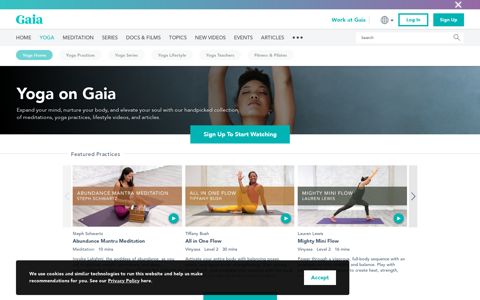 Streaming Online Yoga Videos | Gaia