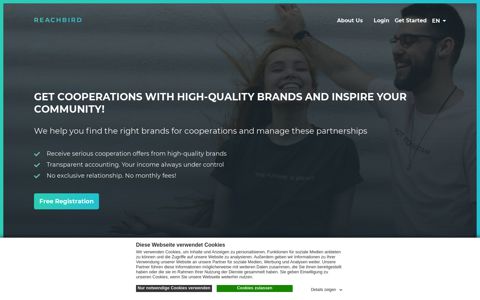 Reachbird.io - Influencer platform for influencers and creators