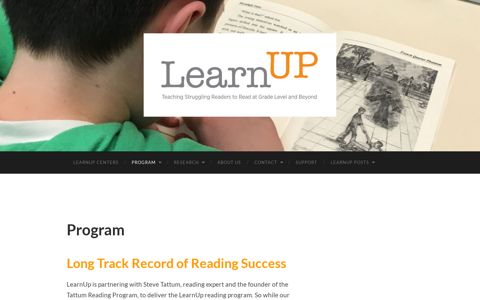 Program – LearnUp Centers.COM