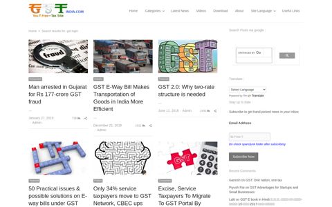 gst login – Search Results – GST India-Goods and Services ...