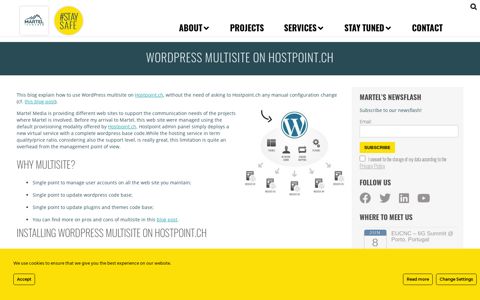 Wordpress multisite on Hostpoint.ch - Martel Innovate