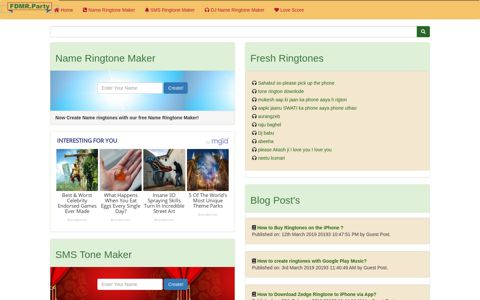 FDMR : Name Ringtone Maker | SMS Tone Maker - fdmr.party