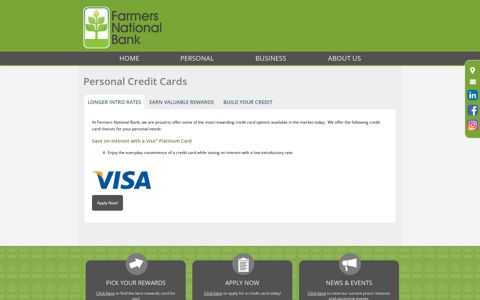Apply for a Credit Card | Farmers National Bank