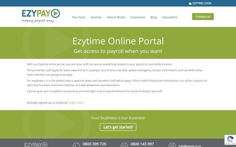 Ezytime Online Portal – EzyPay