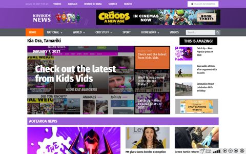 Kiwi Kids News – News that is our of this world