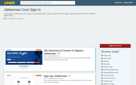 Jobberman Com Sign In - Loginii.com