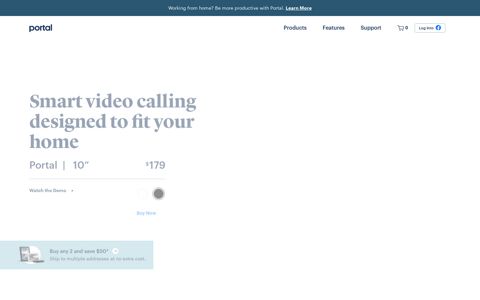 Portal: Your Smart Video Calling Device | Portal from Facebook