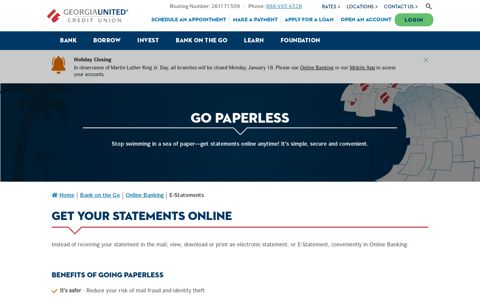 Online Statements l Georgia United Credit Union