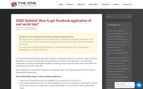 2020 Updated: How to get Facebook application id and secret ...