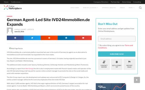 German Agent-Led Site IVD24Immobilien.de Expands | 2016 ...