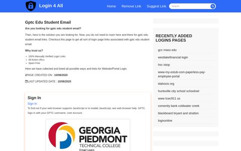 gptc edu student email - Official Login Page [100% Verified]