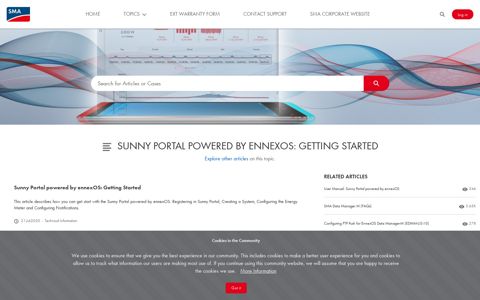 Sunny Portal powered by ennexOS: Getting Started