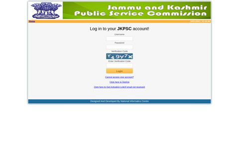Log in to your JKPSC account!